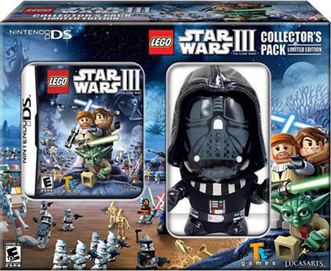 Lego Star Wars III (3) - The Clone Wars (Bundle) (Darth Vader Plush) (DS) DS Game 