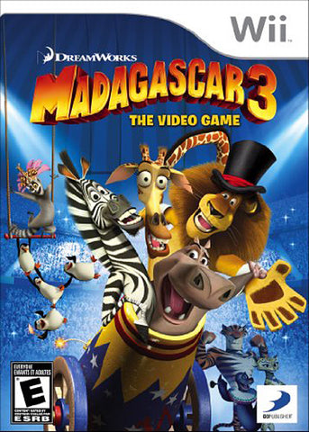 Madagascar 3 - The Video Game (Trilingual Cover) (NINTENDO WII) NINTENDO WII Game 