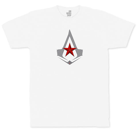 Ubisoft Unisex - Assassin s Creed - The Red Star T-Shirt - XX-Large White (APPAREL) APPAREL Game 