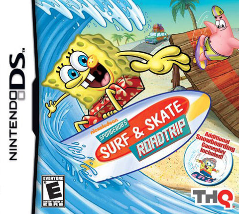 Spongebob - Surf and Skate Roadtrip (DS) DS Game 