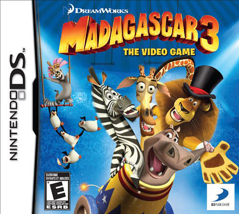 Madagascar 3 - The Video Game (Trilingual Cover) (DS) DS Game 