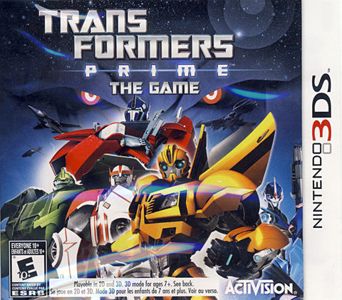 Transformers Prime - The Game (Bilingual Cover) (3DS) 3DS Game 