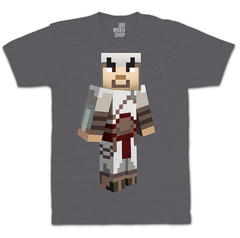 Ubisoft Unisex - Minecraft - Altair T-Shirt - Small Charcoal (APPAREL) APPAREL Game 