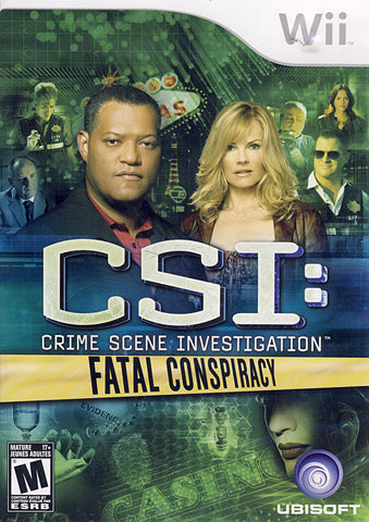 CSI - Fatal Conspiracy (NINTENDO WII) NINTENDO WII Game 