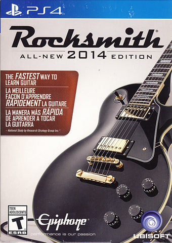 Rocksmith 2014 Edition (Trilingual Cover) (PLAYSTATION4) PLAYSTATION4 Game 