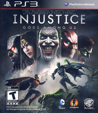 Injustice - Gods Among Us (Bonus DLC) (Trilingual Cover) (PLAYSTATION3) PLAYSTATION3 Game 
