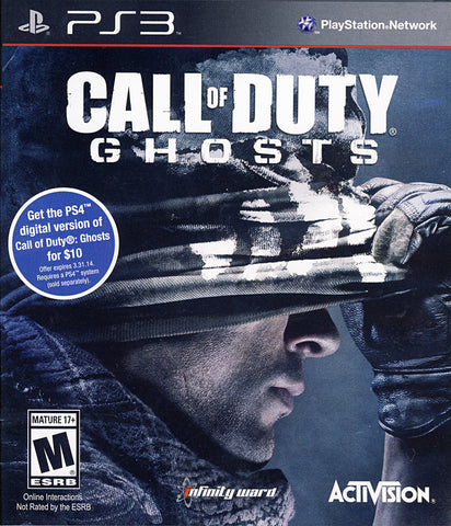 Call of Duty - Ghosts (Free Fall Bonus Map included) (PLAYSTATION3) PLAYSTATION3 Game 