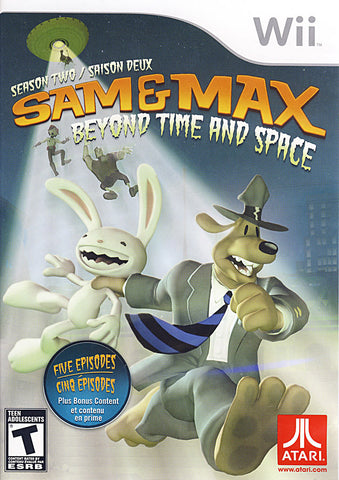 Sam & Max 2 - Beyond Time and Space (Bilingual Cover) (NINTENDO WII) NINTENDO WII Game 