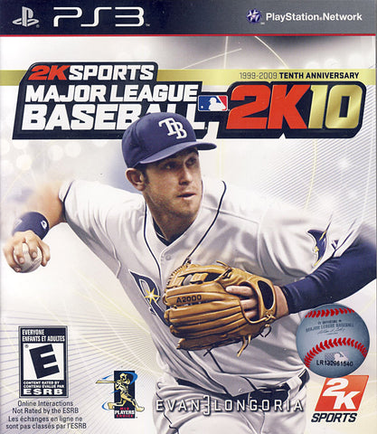 Major League Baseball 2K10 (Bilingual Cover) (PLAYSTATION3) PLAYSTATION3 Game 
