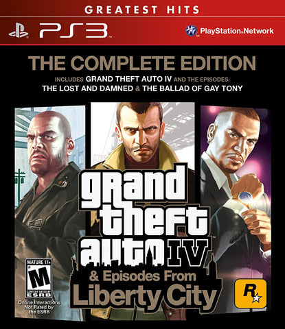 Grand Theft Auto IV - Complete (Bilingual Cover) (PLAYSTATION3) PLAYSTATION3 Game 