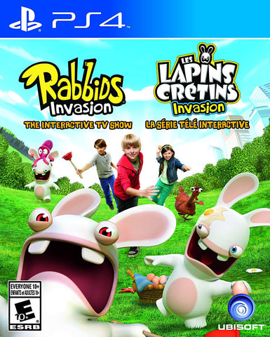 Rabbids Invasion - The Interactive TV Show (Trilingual Cover) (PLAYSTATION4) PLAYSTATION4 Game 