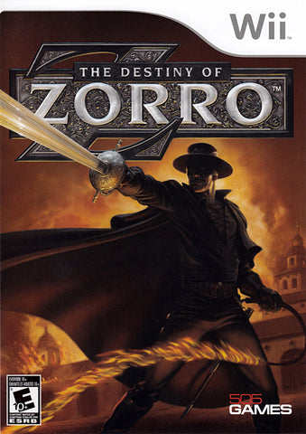 The Destiny of Zorro (Bilingual Cover) (NINTENDO WII) NINTENDO WII Game 