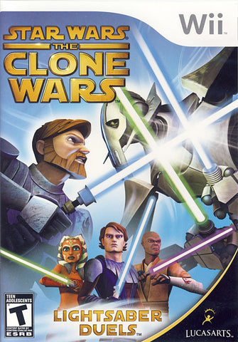Star Wars The Clone Wars - Lightsaber Duels (Bilingual Cover) (NINTENDO WII) NINTENDO WII Game 
