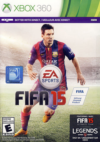 FIFA 15 (Bilingual Cover) (XBOX360) XBOX360 Game 