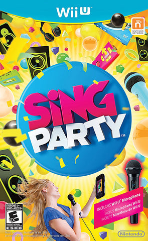 Sing Party With Microphone (Bundle) (Bilingual) (NINTENDO WII U) NINTENDO WII U Game 