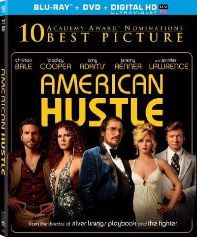 American Hustle (Blu-ray + DVD + Digital HD with UltraViolet) (Blu-ray) BLU-RAY Movie 