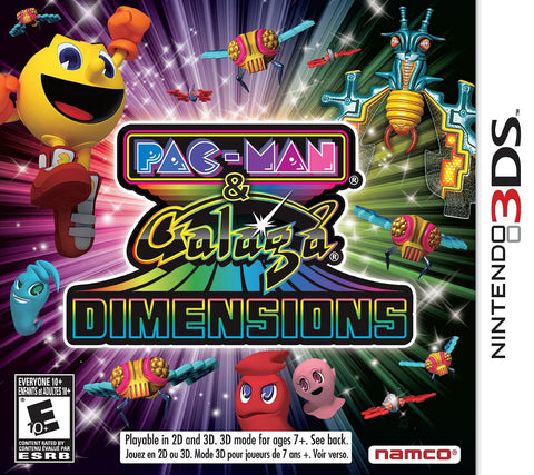 Pac-Man and Galaga Dimensions (3DS) 3DS Game 