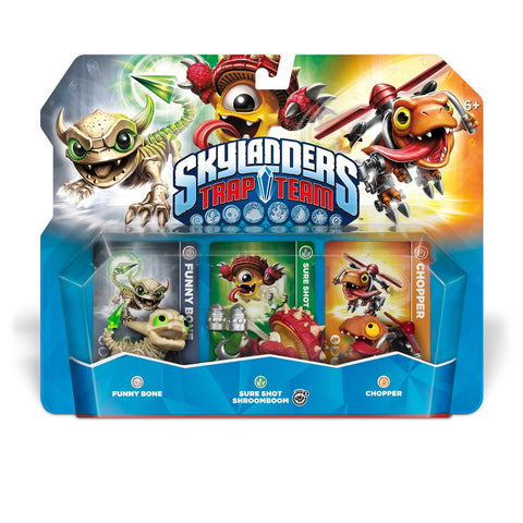 Skylanders Trap Team - Funny Bone, Chopper, & Shroomboom - Triple Character Pack (Toy) (TOYS) TOYS Game 