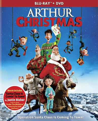 Arthur Christmas (Blu-ray + DVD + UltraViolet) (Blu-ray) BLU-RAY Movie 