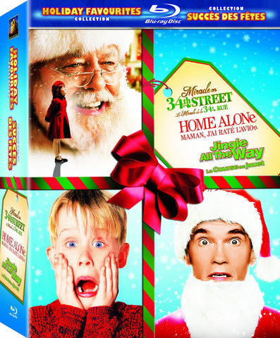 Holiday Favorites Collection (Jingle All The Way/Home Alone/Miracle on 34th Street 1994) (Blu-ray) BLU-RAY Movie 