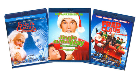 Christmas CollectIon (Santa Clause 3 / Jingle All The Way / Fred Claus) (3 Pack) (Blu-ray) BLU-RAY Movie 