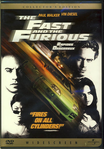 The Fast and the Furious (Collector s Widescreen Edition) (Bilingual) DVD Movie 