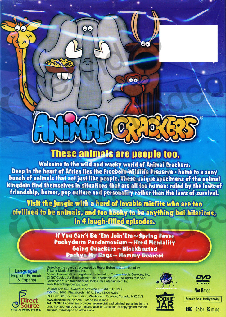 Animal Crackers Blockbusted on DVD Movie