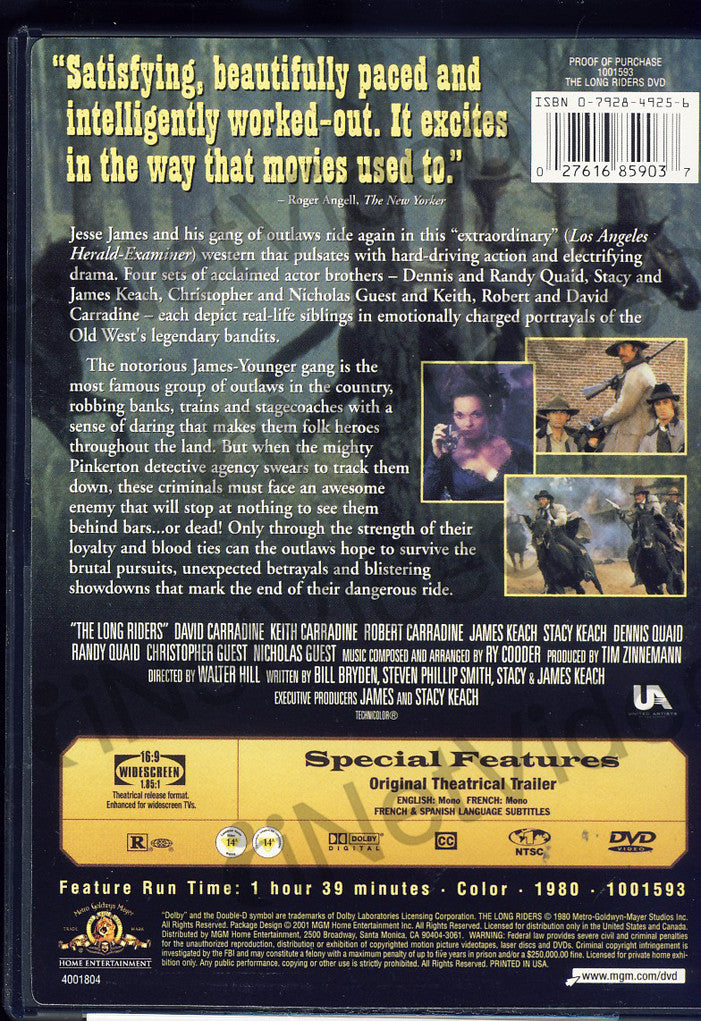 The Long Riders Poster