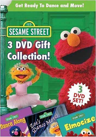 Sesame Street Gift Collection - Dance Along/Zoe s Dance Moves/Elmocize (Boxset) DVD Movie 