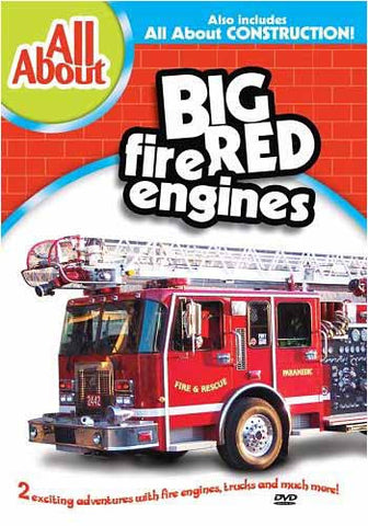 All About - Big Red Fire Engines And Construction DVD Movie 