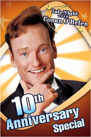 Late Night with Conan O'Brien 10th Anniversary Special DVD Movie 