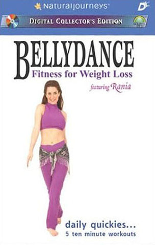 Bellydance - Fitness for Weight Loss featuring Rania: Daily Quickies... 5 Ten Minute Workouts DVD Movie 