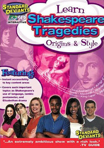Standard Deviants - Learn Shakespeare Tragedies - Origins & Style DVD Movie 