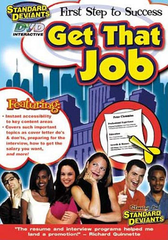 Standard Deviants - Jumpstart Your Career-Get That Job DVD Movie 