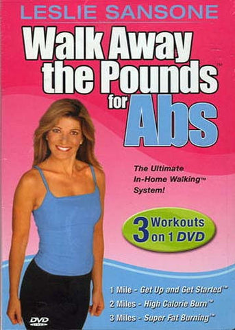 Leslie Sansone - Walk Away the Pounds for Abs (3 Workouts on 1) DVD Movie 
