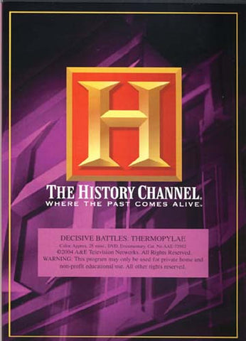 Decisive Battles - Thermopylae - The History Channel DVD Movie 