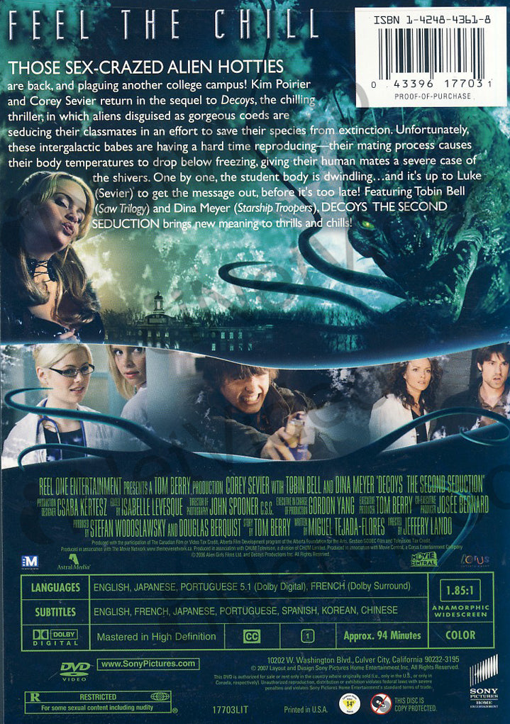 Decoys The Second Seduction on DVD Movie
