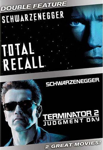 Total Recall / Terminator 2 - Judgment Day (Double Feature) DVD Movie 