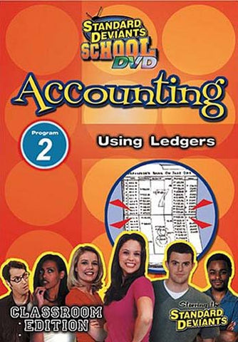 Standard Deviants School - Accounting, Program 2 - Using Ledgers (Classroom Edition) DVD Movie 