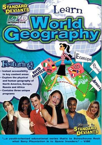 Standard Deviants - Learn World Geography DVD Movie 