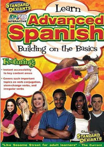 Standard Deviants - Learn Advanced Spanish - Building on the Basics DVD Movie 