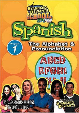 Standard Deviants School - Spanish, Program 1 - The Alphabet and Pronunciation DVD Movie 