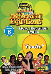Standard Deviants school - Differential Equations Module 6 More Equation Types