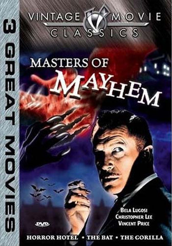Masters of Mayhem: Horror Hotel / The Bat / The Gorilla DVD Movie 