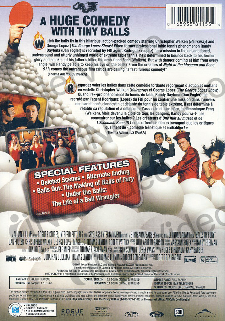 Balls Of Fury Poster