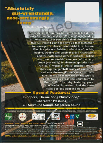 Corner Gas - Season 5 (Boxset) DVD Movie 