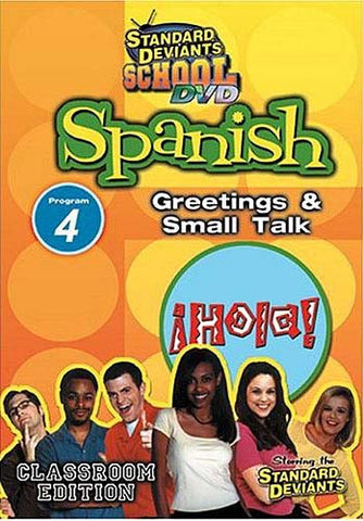 Standard Deviants School - Spanish - Program 4 - Greetings and Small Talk DVD Movie 