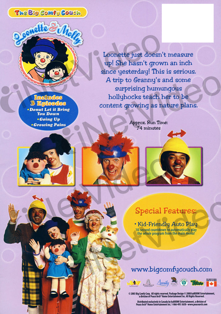 The Big Comfy Couch Moving and Shaking on DVD Movie