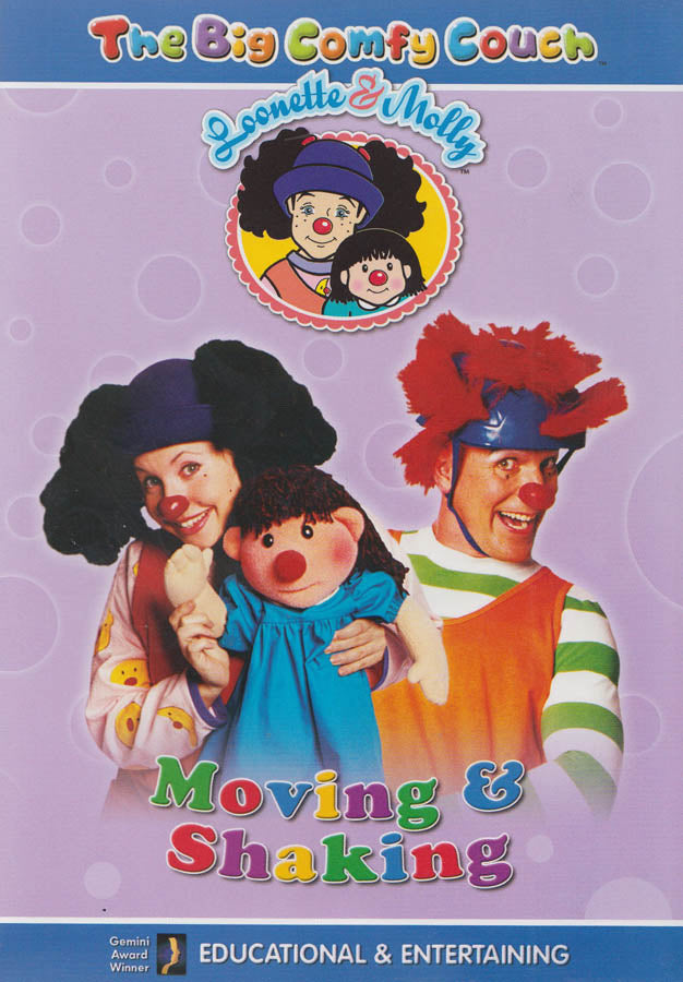 The Big Comfy Couch Moving and Shaking on DVD Movie