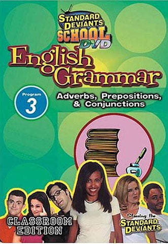 Standard Deviants School - English Grammar - Program 3 - Adverbs, Prepositions & Conjunctions DVD Movie 